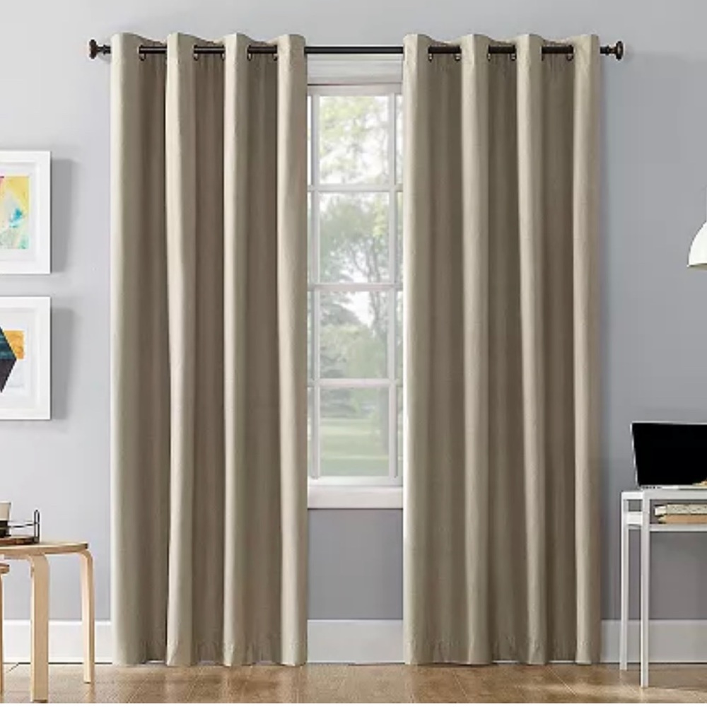 Set of 2 - 50” width x 84” length 100% Room Darkening Panels - NIP
